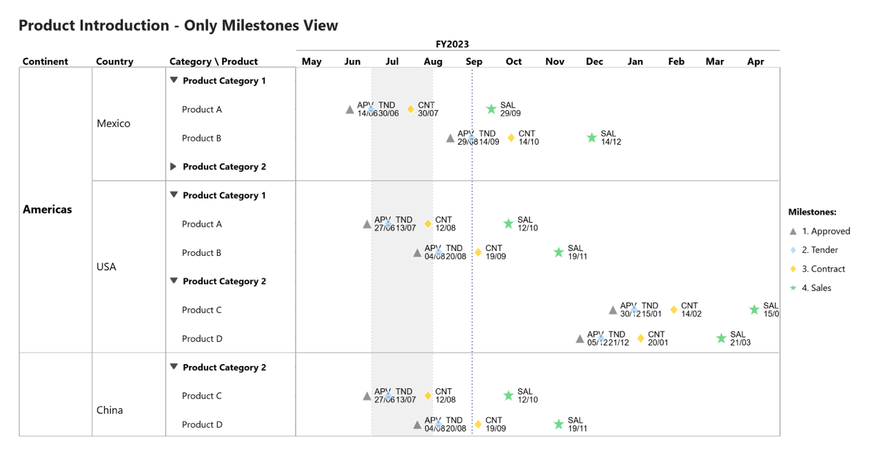 Roadmap gallery example 4